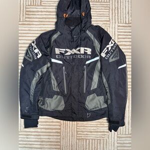 Men’s FXR Outdoor  Snow Jacket by FXR Color Black/Gray Size Large